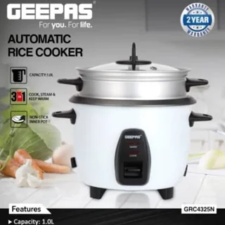 پلوپز و زودپز 3کاره 1لیتری جیپاس مدل GRC4325H